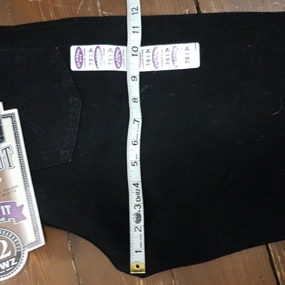 Vintage, Wrangler Jean's, black, cowboy cut, long rise, classic fit. - Picture 6 of 6